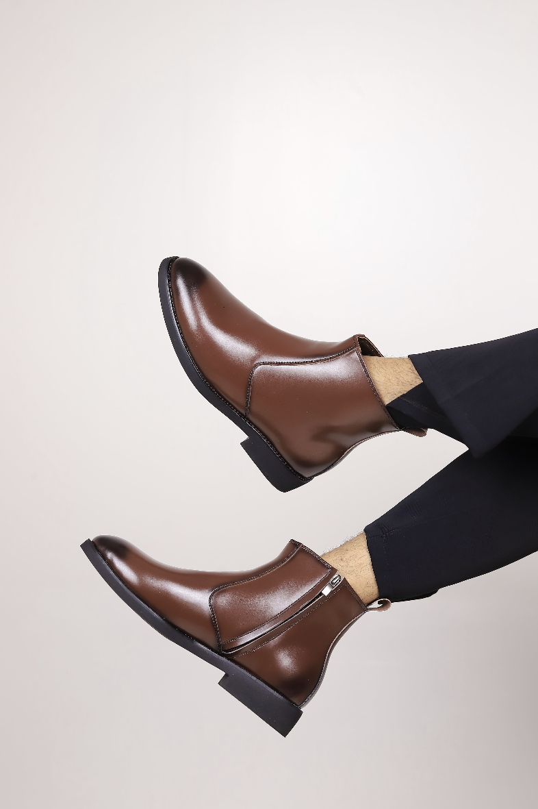 Zane zipper boot