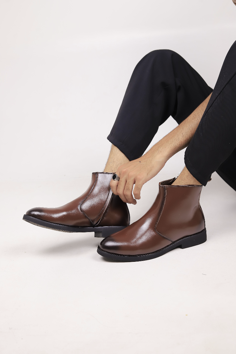 Zane zipper boot
